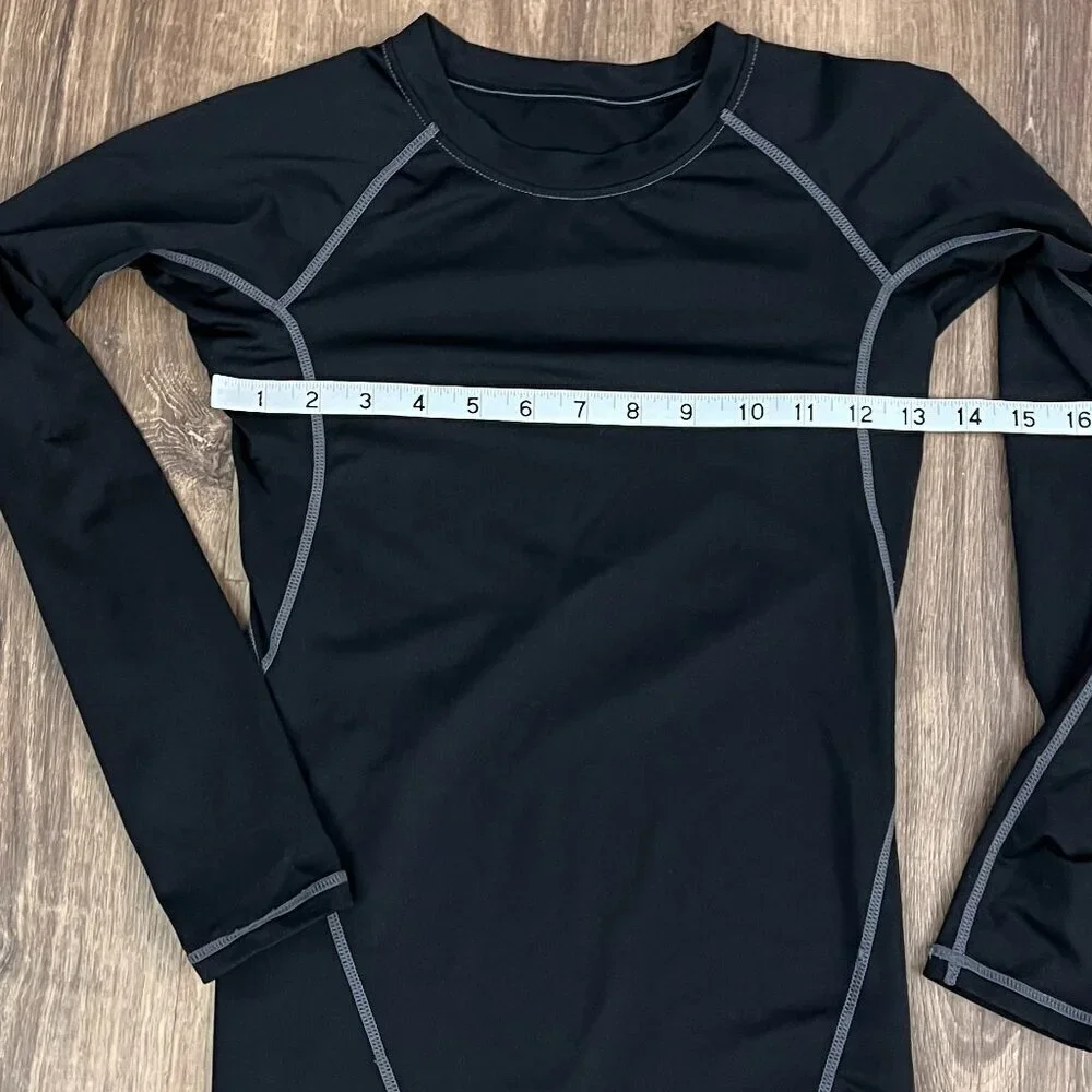 Telaleo Black Long Sleeve Base Layer Bundle Sz M